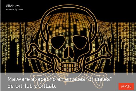 Malware al acecho en enlaces “oficiales” de GitHub y GitLab