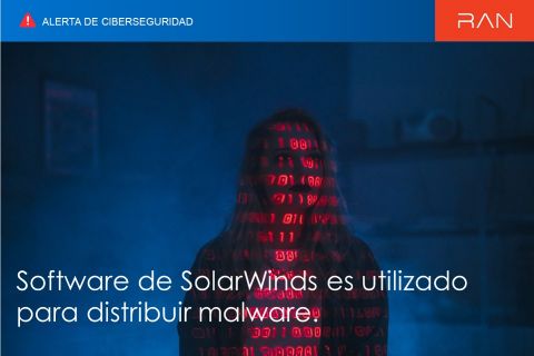 Software de SolarWinds es utilizado para distribuir malware